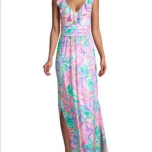 Lilly Pulitzer Mirella Maxi Dress Sz XS NWT